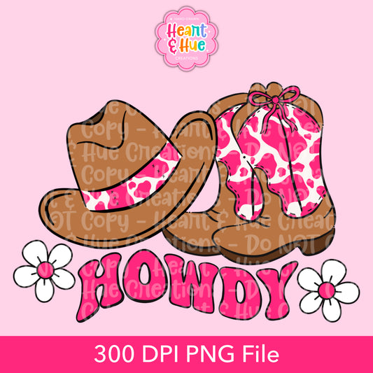 Howdy Cowgirl PNG