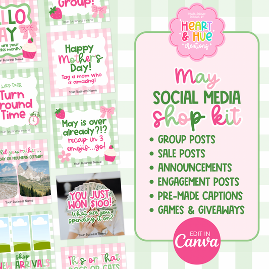May Social Media Shop/Engagement Kit