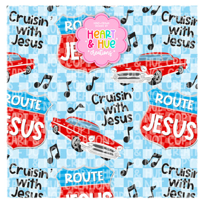 Cruisin’ with Jesus - Faith Based - Seamless