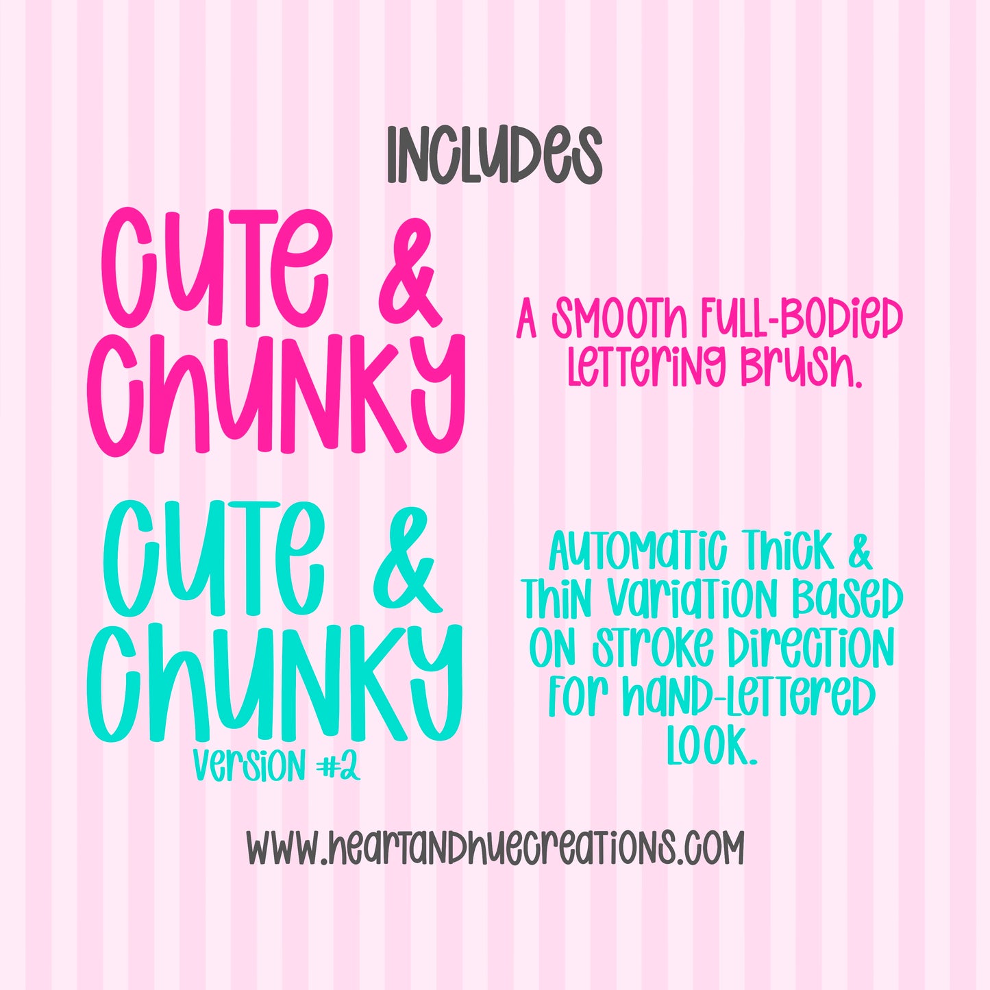 Cute & Chunky Brush - Procreate