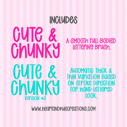 Cute & Chunky Brush - Procreate