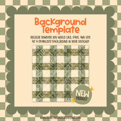 Procreate Autumn Vibes Pattern Kit -  Templates, Brushes & Stamps