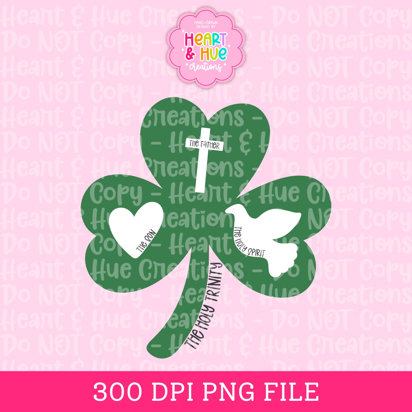 Holy Trinity - St.Patty Faith Based Collab with Clay Rose Designs