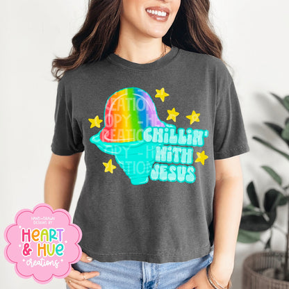 Chillin’ with Jesus - Seamless + PNG - No Codes