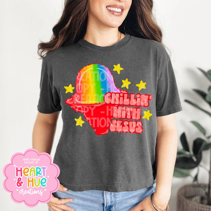 Chillin’ with Jesus - Seamless + PNG - No Codes