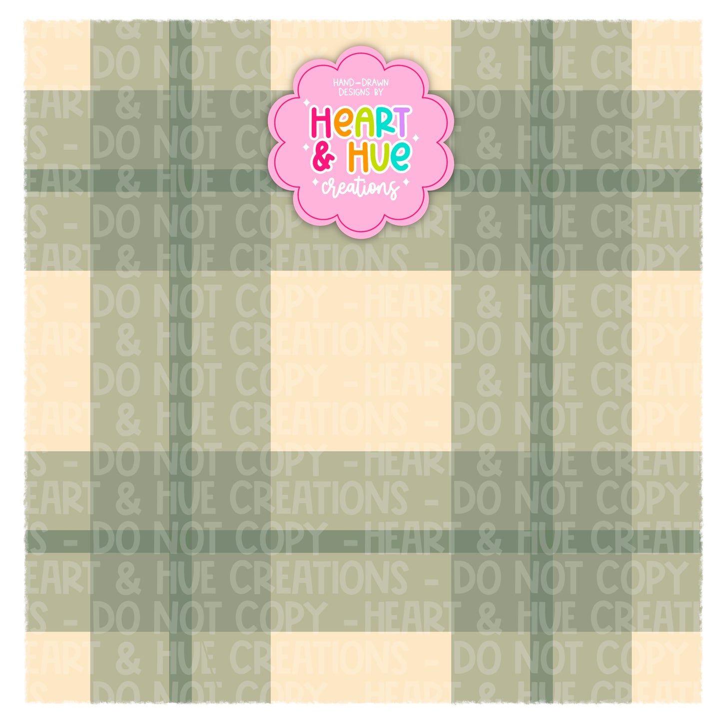 God is good in every season  Plaid Coords - Seamless