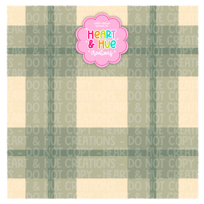 God is good in every season  Plaid Coords - Seamless
