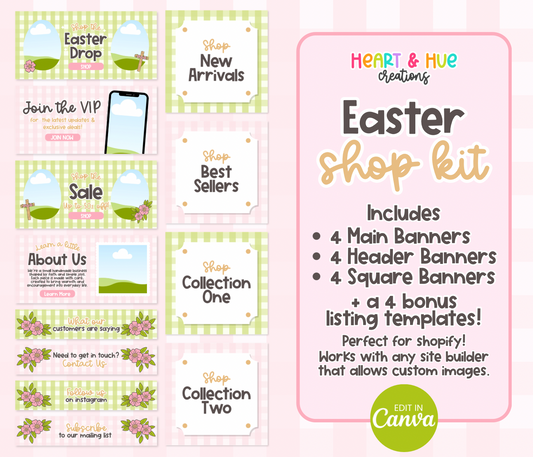 Easter Shopify Banner Templates - HHC/MD/CRD Collab