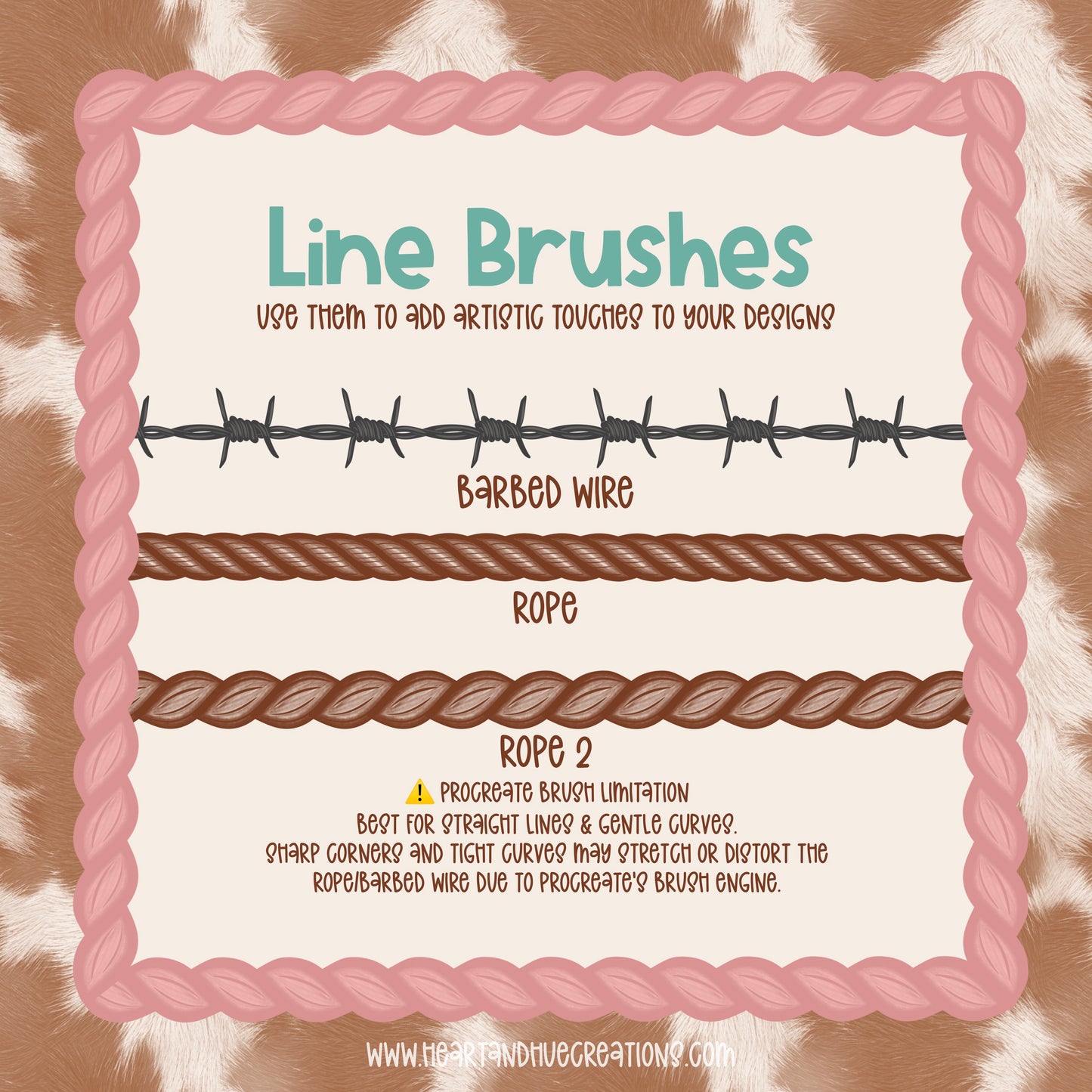Procreate Western Vibes Pattern Kit -  Templates, Brushes & Stamps
