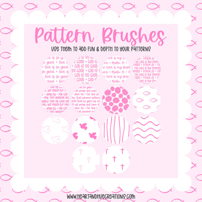 Procreate Faith-Based Pattern Brushes