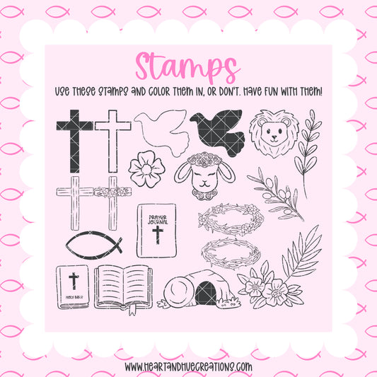 Procreate Faith-Based Stamps