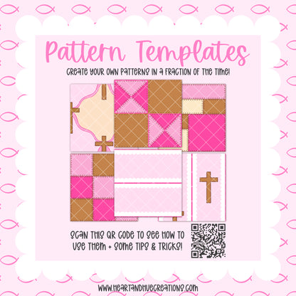 Procreate Faith-Based Pattern Kit - Templates, Brushes & Stamps