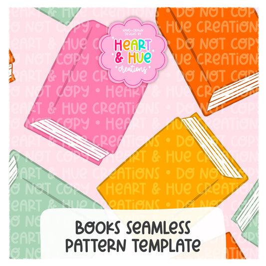 Procreate Bookish Seamless Template