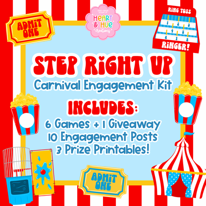Step Right Up: Carnival Engagement Kit