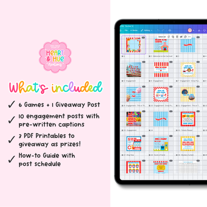 Step Right Up: Carnival Engagement Kit