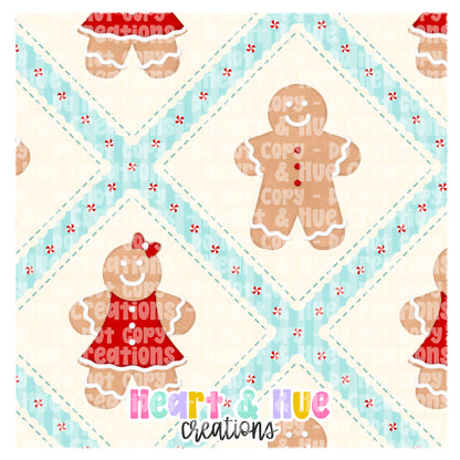 Cozy Gingerbread Seamless