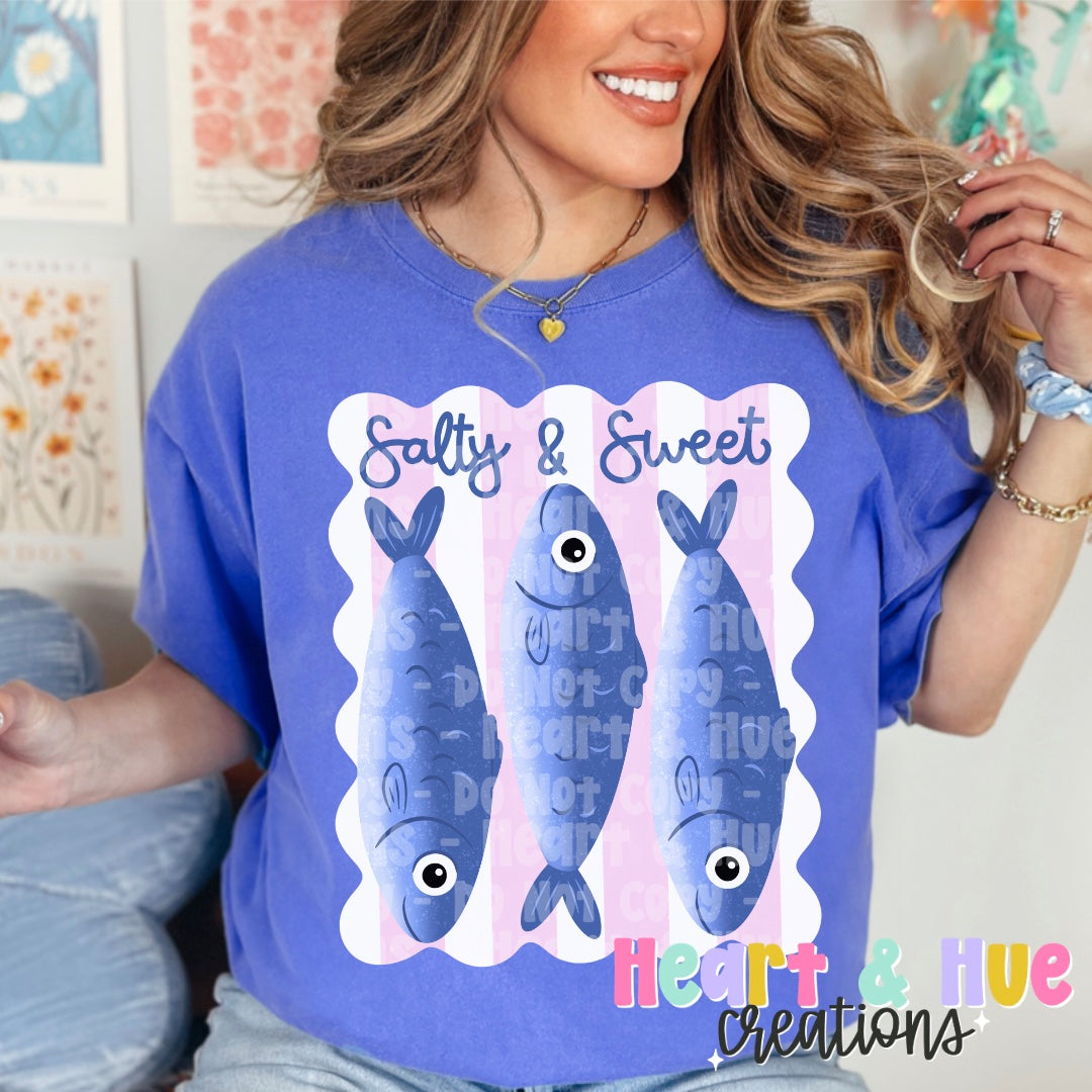 Sweet Sardines - Seamless + PNG