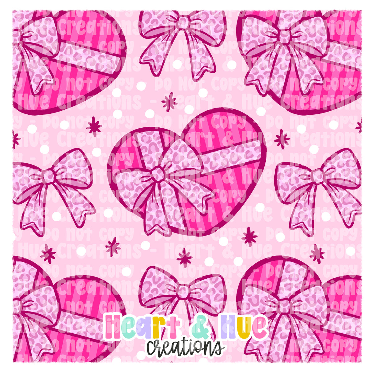 Box of Chocolates & Bows - Seamless