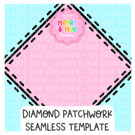 Diamond Quilt Seamless Procreate Template