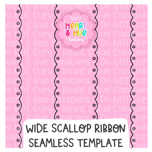 Wide Ribbon Seamless Procreate Template