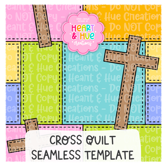 Cross Quilt Seamless Procreate Template
