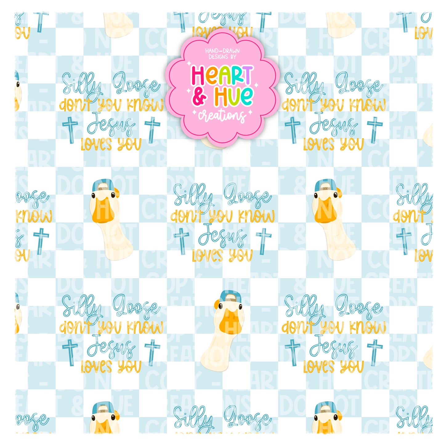 Faithful Goose Entire Collection - Faith Based - Seamless & PNGs