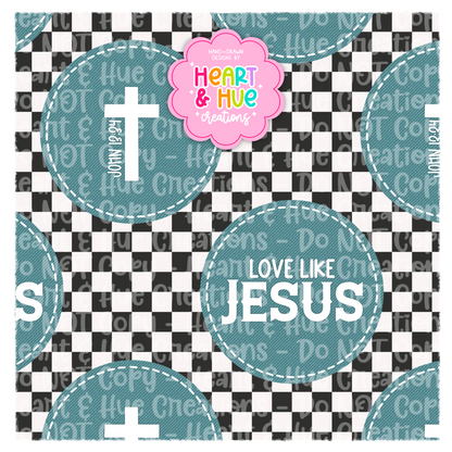 Love like Jesus Denim- Seamless