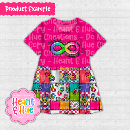 Autism Awareness Bundle - Seamless Files + PNGs