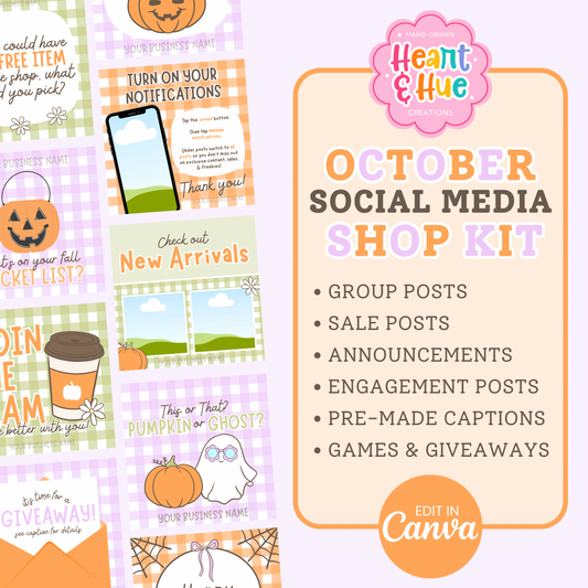 October Social Media/Group Kit