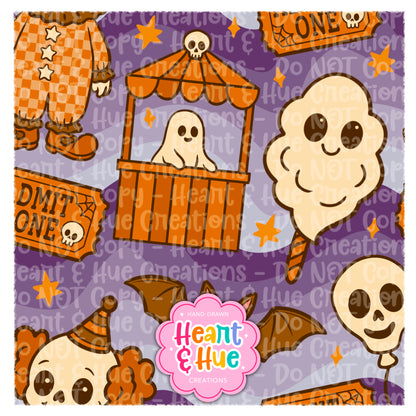 Spooky Carnival Seamless Bundles