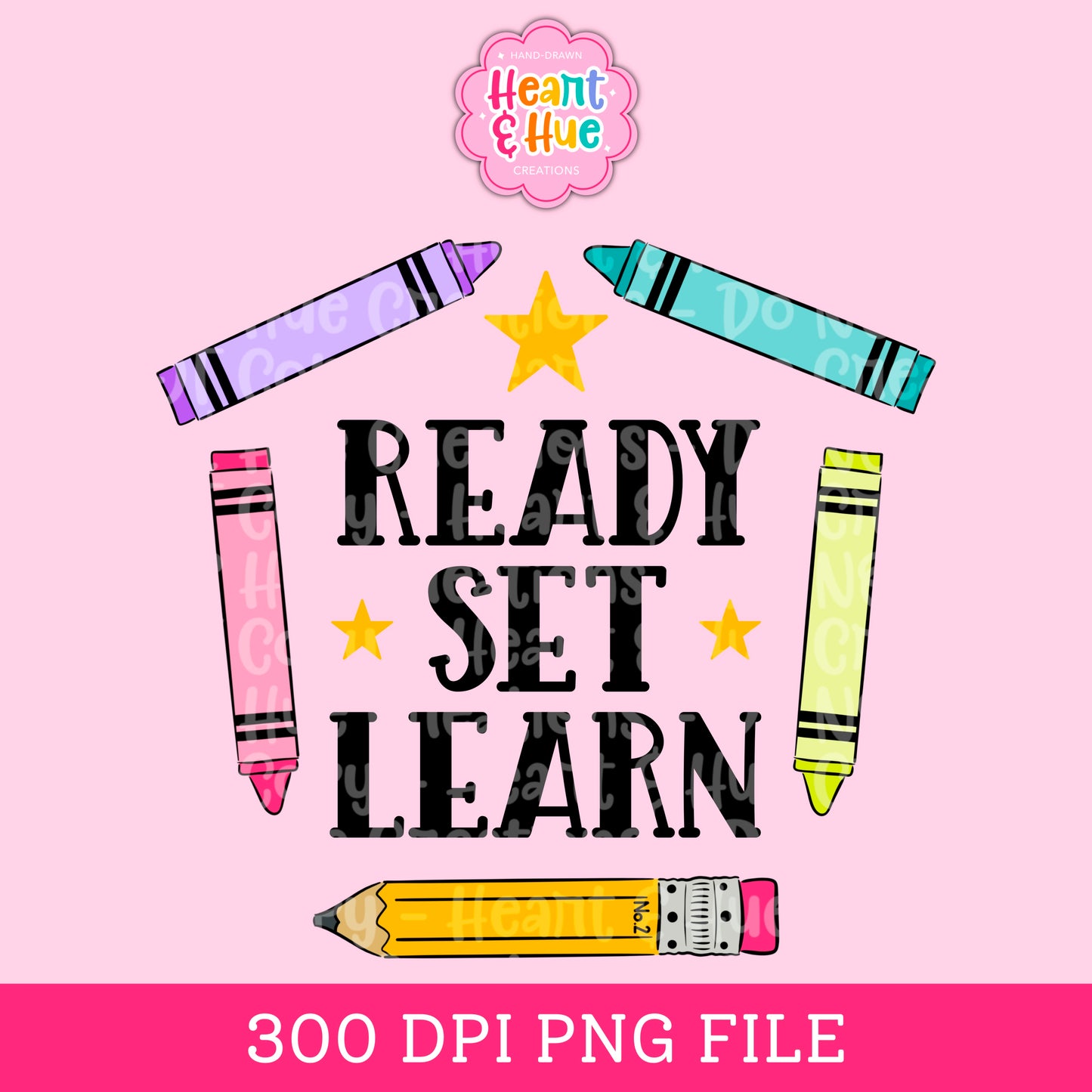Ready Set Learn PNG