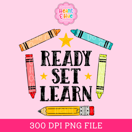 Ready Set Learn PNG