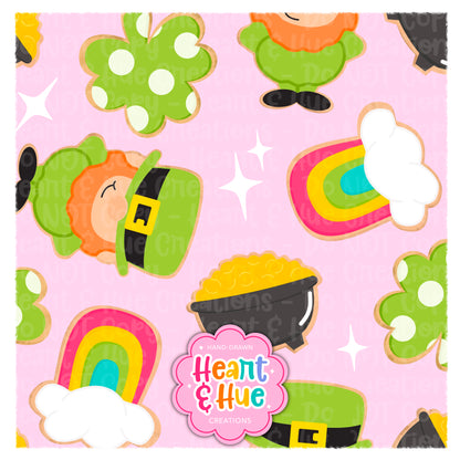 Saint Patrick Cookies Seamless