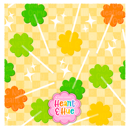 St Patricks Day Lollipops Seamless