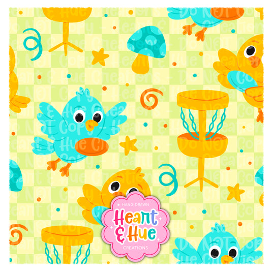 Just Here for the Birdies - Yellow