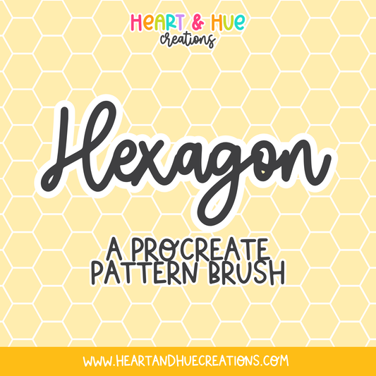 Hexagon Brush - Procreate
