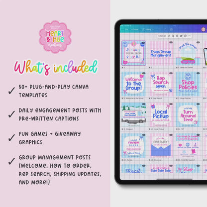 January Social Media Shop/Engagement Kit