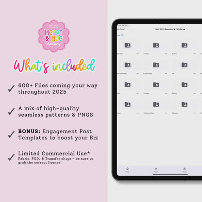 2025 Seamless & PNG Drive