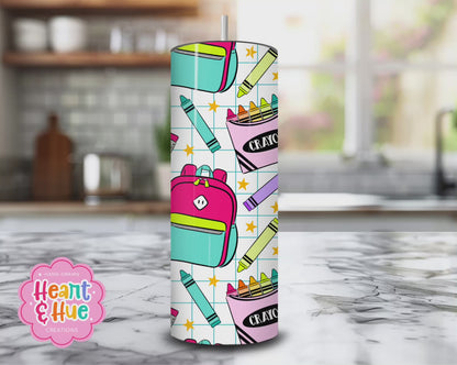 Ready Set Learn 20oz Tumbler Wrap