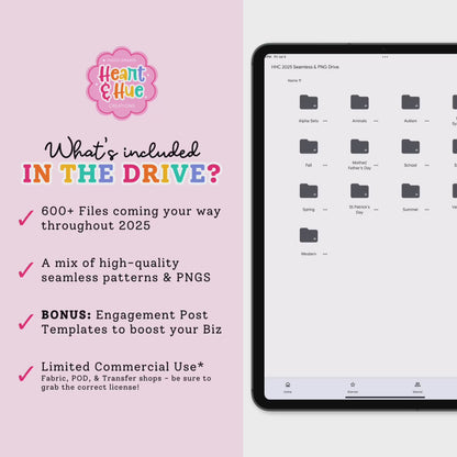 2025 Seamless & PNG Drive